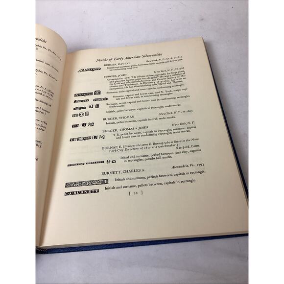 Marks Of Early American Silversmiths - 1970 Reprint - Hardcover - Picture 4 of 10